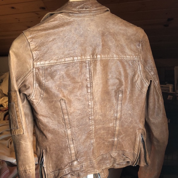 All Saints Vintage Leather Jacket - Picture 10 of 14